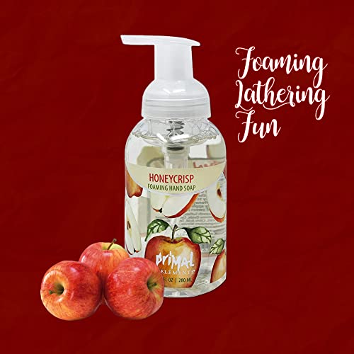 Пенящееся сапун за ръце Primal Elements Nourishing Honeycrisp, Бережная Ръчно пране, за по-меки и по-чисти ръце, отмива мръсотията – 9,5 течни унции