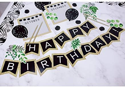 Комплект дъски за съобщения в училище стил Simply Boho на рождения си Ден — Банери и плакат честит рожден Ден, Стикери
