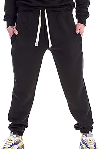 Мъжки панталони XIAXOGOOL, Мъжки Спортни Панталони за джогинг с Дълбоки джобове, Основни Ежедневни Панталони за