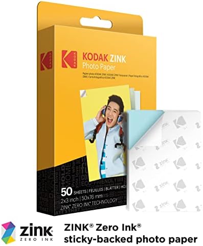 Цифров фотоапарат миг печат Kodak Printomatic (жълто) Мигновен печат спомени и цифрова камера миг печат Printomatic