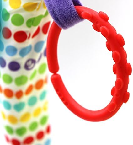 24 Опаковки на Детски пръстени-прорезывателей, Връзки, играчки, Цветните Кръгло Свързващо пръстен за Дрънкалки,