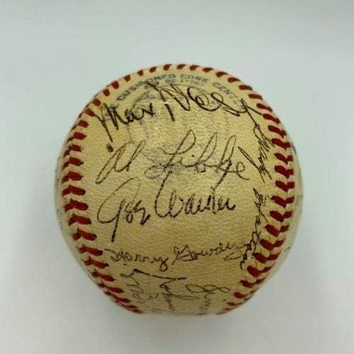 1946 Отбор Синсинати Редс е Подписан на 28 бейзболни топки на Националната лийг бейзбол с автограф от JSA COA
