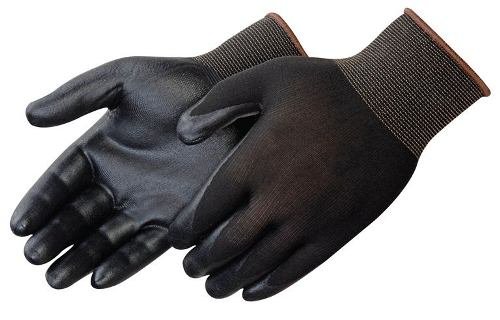 Liberty Ръкавица & Safety F4631BK/XS Однотонная Трикотажная ръкавица с нитриловым поролоном G-Grip, покрита