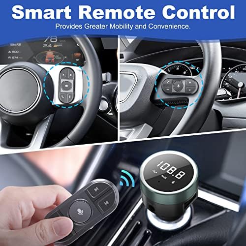 【Купи Заедно】 Адаптер за Кола MEIDI V5.0 Bluetooth с Дистанционно Притежател на Телефона на таблото на Кола на