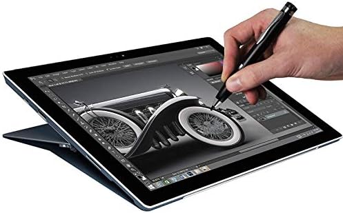Активен цифров стилус Broonel Silver Mini Fine Point, Съвместима с ASUS Chromebook C204MA 11,6 инча | ASUS