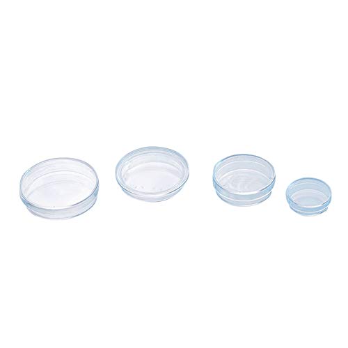 Adamas-Beta 10 X Стерилни пластмасови чаши Петри с капак, Диаметър: 7 см, 10 Пластмасови пипети за пренасяне