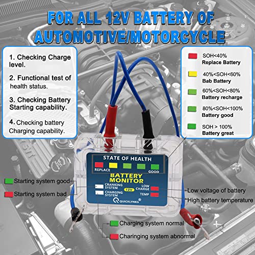 Монитор зареждане на батерията BM5 за кола RV 12/24 НА Батерията/антигравитационные батерии с безжичен сензор за зареждане на батерията натоварване тестер батерии