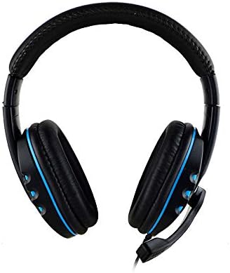 Нова детска слушалки с гласов контрол, кабелна качество на звука HI-FI за PS4 Black - Слушалки за жични слушалки PS4