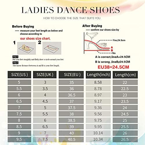 Дамски Обувки за Танци балната зала HIPPOSEUS За Латиноамериканска Салса, Бачаты, Танцови Обувки с принтом, Модел L354