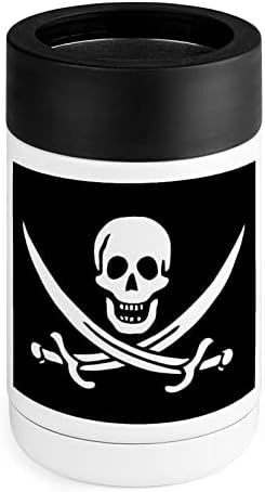 Пиратски Флаг Качулки Свитшоты с Черепа Skullandswords Охладител Чаша От Неръждаема Стомана, Изолирани Кутии,