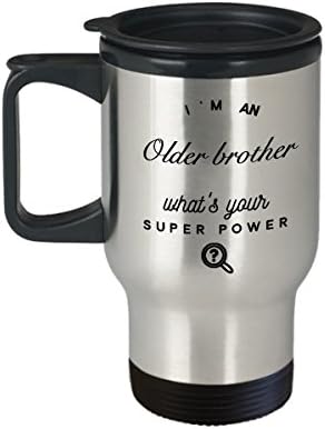 Кафеена Чаша за пътуване на по-големия Брат, каква е Твоята Суперспособность, Забавни Идеи за Подарък За рожден Ден