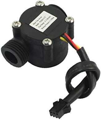 X-DREE G1/2 0,5-30Л/мин 1,2 Mpa Ключ Сензор на Хол на разхода на течности и вода Разходомер (G1 /2 0,5-30Л/мин 1,2 Mpa Flujómetro del sensor de flujo de agua de fluido de interruptor de pasillo