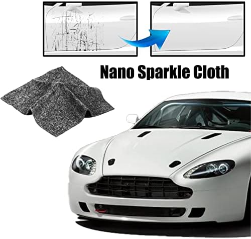 Нано Блестящ Плат за автомобилни драскотини, Подобрена Нано Магическа Кърпа за премахване на драскотини с помощта
