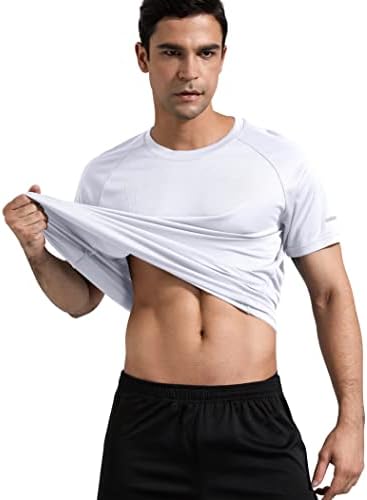Boyzn 1 или 3 Опаковки на Мъжките Ризи За тренировки и тичане, Тениски Dry Fit, Абсорбиращи Влагата, Спортни Ризи с къс ръкав За фитнес зала