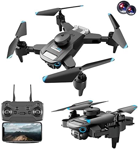 ZOTTEL Дрон за възрастни с 4K камера HD, Сгъваема Мини-Дрон, Мини безпилотни самолети, за да се заобиколят препятствията на 360 Градуса, Радиоуправляеми Квадрокоптер, Игра