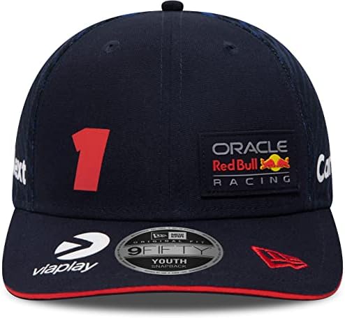Нова Ера на Red Bull Racing F1 9Fifty 2023 Макс Ферстаппен Детска Командване Шапка Тъмно син цвят