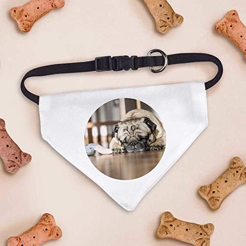 Шарена кърпа Azeeda за малки кучета/котки/домашни любимци Спящата Мопс (PD00006395)