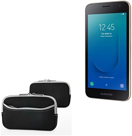 Калъф BoxWave, който е съвместим с Samsung Galaxy J2 Основната (2020 г.) (калъф от BoxWave) - Мек гащеризон с джоб, Мек калъф