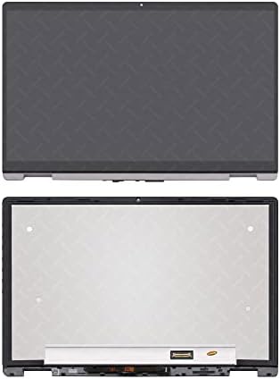 Смяна на LCD дисплей за HP Chromebook x360 14c-cc0013dx 14c-cc0047nr M47349-001 14c-cc 14c-cc0000 14c-cc0xxx 14,0 инча, FHD 1920x1080 IPS LCD сензорен дисплей, дигитайзер, в събирането, рамка с борда