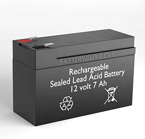BatteryGuy GP1272 Сменяеми батерии SLA капацитет 12 v 7 Ah, еквивалентни на марка (Акумулаторна, клеми F2) - Брой 2
