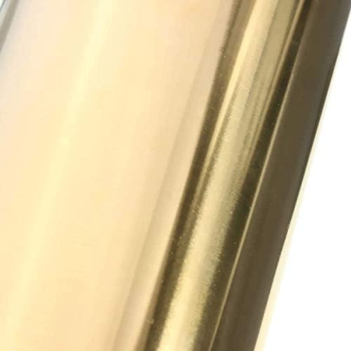 Метална Медни фолио QQI H62 Тонколистовая Метална плоча от месинг Меден лист за обработка на метали, Дебелина: 0,5 мм, Дължина: 2 м, Широчина: 30 мм Латунная плоча