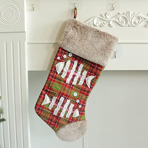 Подарък Чорапи с шоколадови Бонбони, Персонални Чорапи за Камината, Коледни Украси за Дома и Партита, Аксесоари за Деца,
