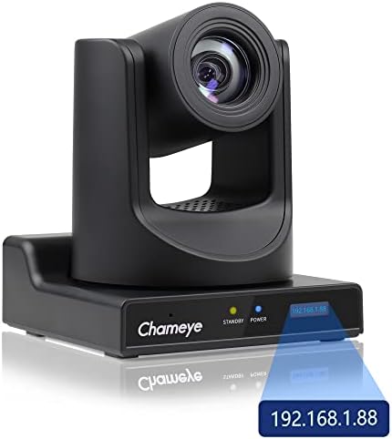 PTZ Камера Chameye HDMI с 30-кратно Оптично Увеличение, комплекти за PTZ камери с автоматично проследяване на AI + Контролер за PTZ камери за образователни дейности в Църквата, C