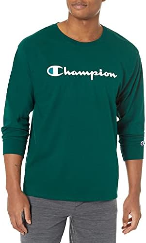Мъжки t-shirt Champion с дълъг ръкав, Класическа Мъжка тениска от Джърси с дълъг ръкав, Графична
