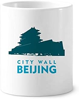 Древната Градска Стена Туризъм Пекин, Китай Притежателя Дръжка За Четка За Зъби, Чаша Керамична Поставка За Чаша