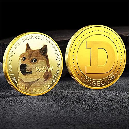 Монети Dogecoin Doge Coincomcommemorative Монета Лимитированная Серия са подбрани Монета с Защитен Калъф 1 бр.