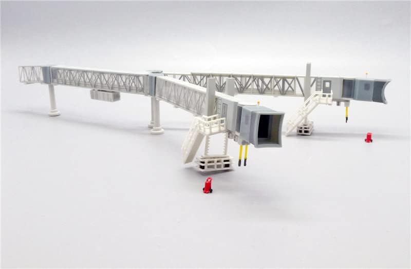 Двухпроходный Пътнически мост JC Wings Широкофюзеляжный Прозрачен 1/200 ABS Аксесоари Готова модел