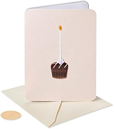 Пощенски картички от папирус за рожден ден за Нея, Цветя и Десерт (2 броя)