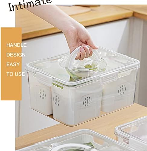 EYHLKM Органайзер за хладилник с Контейнери за съхранение на чекмеджета, Кутии За съхранение на Яйца Органайзер