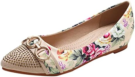 Дамски Модельная Обувки на плоска подметка с принтом за Жени, Дамски Лоферы Без Закопчалка, Ежедневни Обувки, Дамски Тънки обувки
