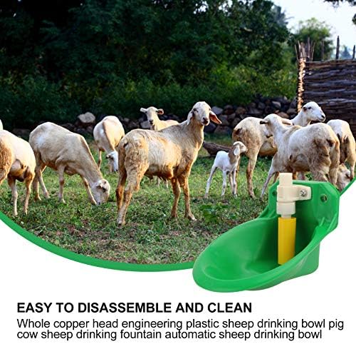 ДОМАШНИ любимци вода диспенсер за селскостопански животни и купа за вода автоматична ферма за овце и купа за вода за пиене