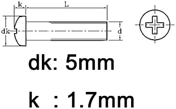 cSeao 40-Пакет M3 x 25 mm Винтове За машини с Крестообразным колела с въртяща се Глава, на Набор от Шестоъгълни гайки От