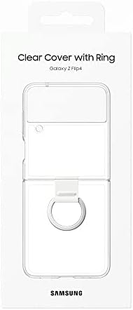 SAMSUNG Galaxy Z Flip4 Официален Прозрачен Калъф с Пръстен Прозрачен