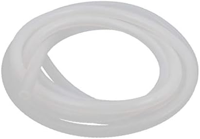 Силиконова тръба X-DREE 3 mm x 5 mm, устойчиви на високи температури гумена тръба с дължина 1 м (Tubo de caucho resistente