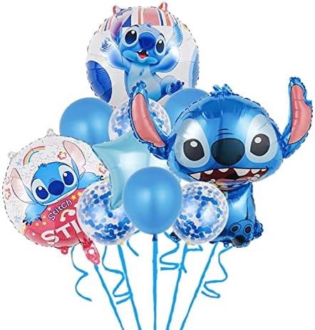 10 бр. Двустранни балони с различен дизайн за бродиране, Балони за декорация на партита от алуминиево фолио,