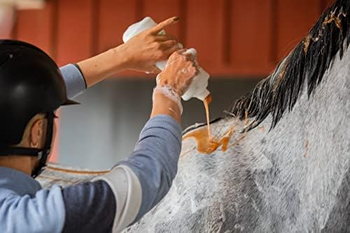 Натурален един конете шампоан Kawell USA за грижа за кожата и косата - подходящ за лечение на малки наранявания,