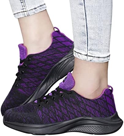 Дамски модел обувки работна обувки с широк кръг пръсти лоферы спортни маратонки дантела бързосъхнеща градинска обувки маратонки за бягане