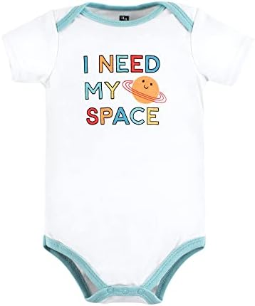 Детски Памучни Боди Hudson Baby Унисекс, Happy Planets, 3-6 Месеца