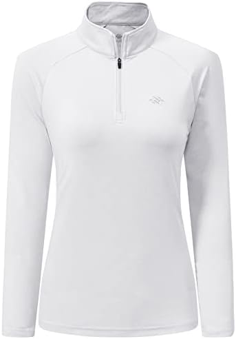 Дамска риза с къси ръкави JINSHI за голф, Блузи с дълги ръкави джоб, Дишаща Бързосъхнеща спортни дрехи със защита От Слънцето.