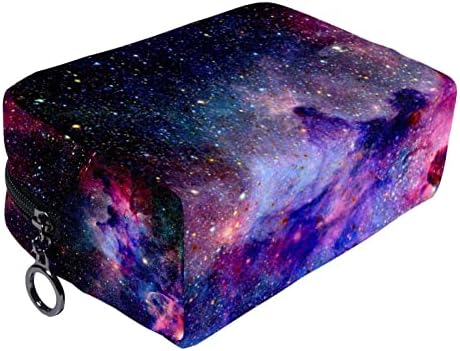 TBOUOBT козметични чанти, козметични чанти за Грим за Жени, Малки Пътни Чанти За Грим, Пространството на Галактиката Мъглявината на Вселената