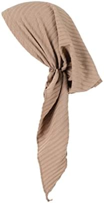 Шапки Madison, дамски шалове с завязками от уникална лъскава фолио и еластична тъкан в рубчик
