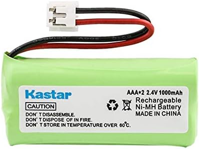 Kastar 2-PACK AAAX2 2,4 V EH 1000mAh Ni-MH Акумулаторна Батерия за BT184342 BT284342 BT18433 BT28433 BT-1011