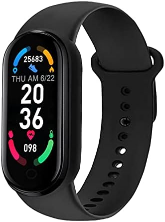 Смарт Часовници SKNG Bluetooth, Крачкомер Повикване, Сърдечната Честота, Кръвно Налягане, Наблюдение на Здравето на Сън, Часовник-Гривна с Черно