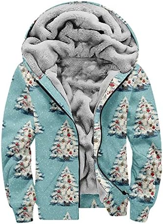 Ymosrh Палта, за Бъдещи майки, за Мъже Ежедневното Печат Пуловер с Цип с Дълги Ръкави Дебел Памук Костюм Зимно
