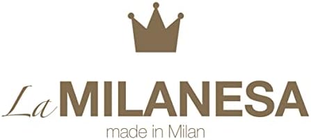 Ръчна чанта La Milanesa Вязаная на една кука, вълна, Твърди, Многоцветен Зелена тема, Размер M (30x30x10 см)
