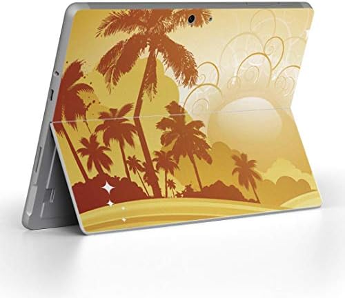 стикер igsticker за Microsoft Surface Go/Go 2 Ультратонкая Защитен Стикер за тялото Skins 001435 Palm Tree Sun